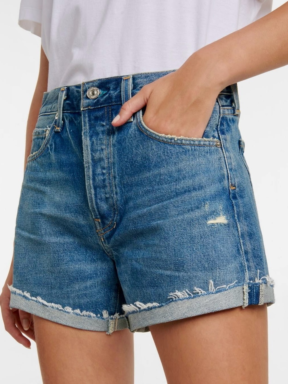 CITIZENS OF HUMANITY DENIM SHORTS